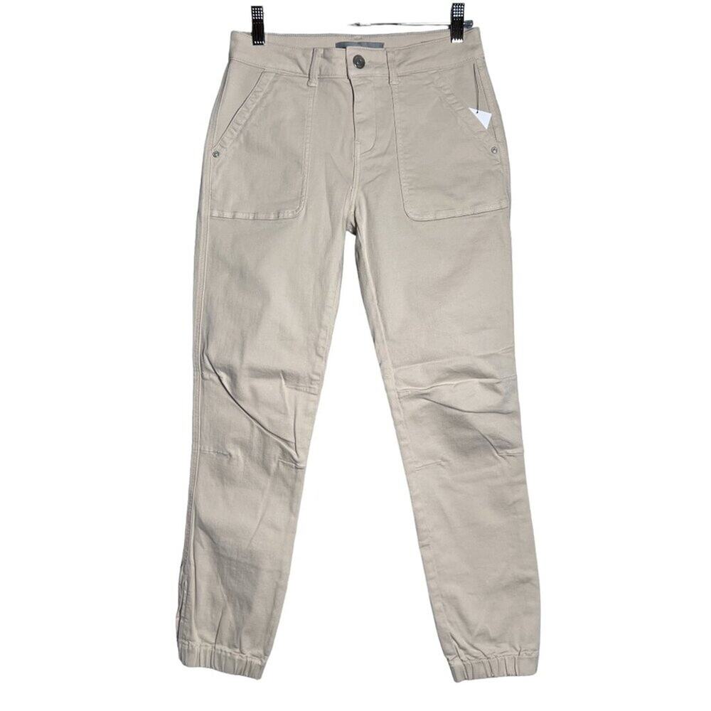 NWT MAVI JEANS IVY Mid Rise Slim Cargo Pants SIZE 27 x 28 Beige Joggers NEW